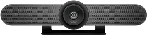 Image of Logitech MeetUp 4K Ultra HD Camera for Conference Rooms, Black (Renewed)
