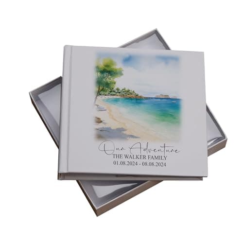 Image of Personalised Majorca Holiday Memory Adventure Photo Albums (Sea Side)