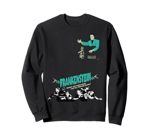 Image of Universal Monsters Frankenstein Vintage Poster Pocket Sweatshirt