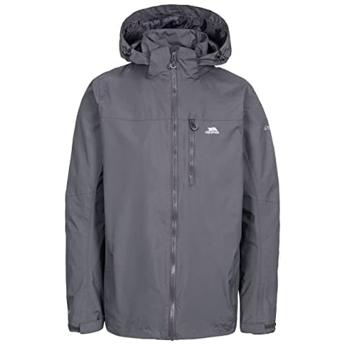 Image of Trespass Mens Waterproof Jacket with Hood Taped Seams Hamrand