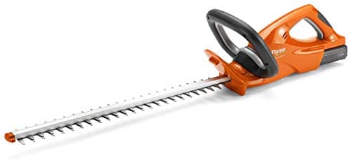 Image of Flymo EasiCut Cordless 20 V Li Hedge Trimmer, 20 V Li-Ion Battery, 50 cm Blade Length, Orange , Black
