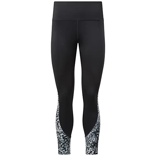 Image of Reebok Women's Modern Safari Poly Tight Leggings, Night Black, XXL