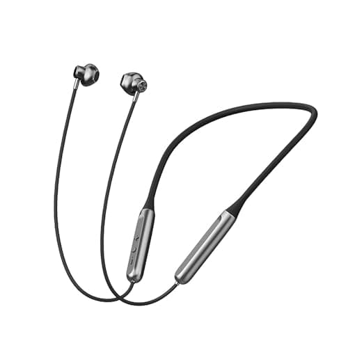 Image of DOCANIO Neckband Earphones Wireless In Ear Wireless Earbuds 27g Ultra-Lightweight Comfort 8H Playtime Deep Bass Headset Earbuds with Microphone for Sports/Workout/Office (Black)
