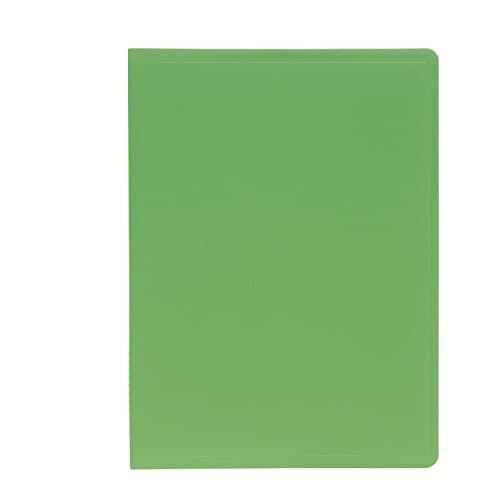 Image of Exacompta - Ref 8513E - Soft PP Display Book - Suitable for A4 Documents, Made from Polypropylene, Lightweight, 10 Pockets, 20 Viewing Pages - Green Cover