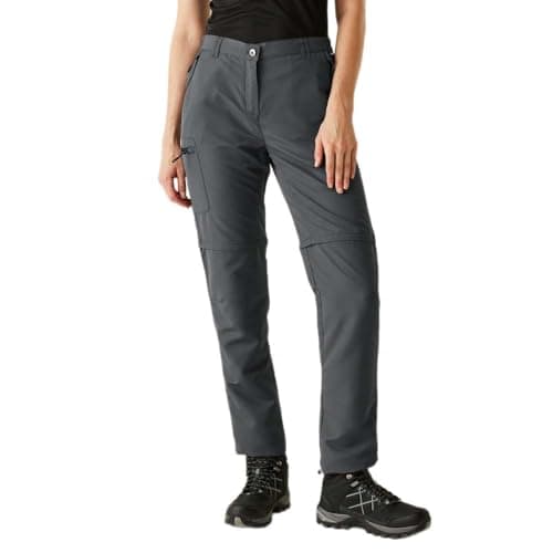 Image of Regatta Womens Chaska Zip Off Trousers III Seal Grey