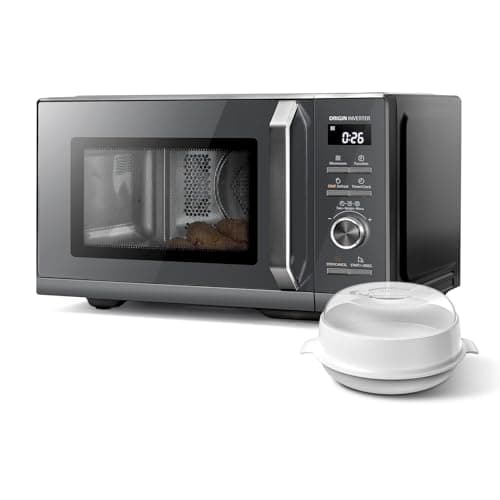 Image of TOSHIBA 26L Air Fry Combo 6-in-1 900W Microwave Oven with Steamer in Morandi Grey, Inverter, Chef defrost, Convection, Combi., Steam, Grill, 10 Power Levels, 10 Auto Menus, MW3-AC26SFI(MG)