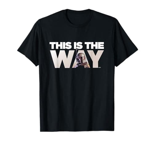 Image of Star Wars Mandalorian Mando This Is The Way T-Shirt