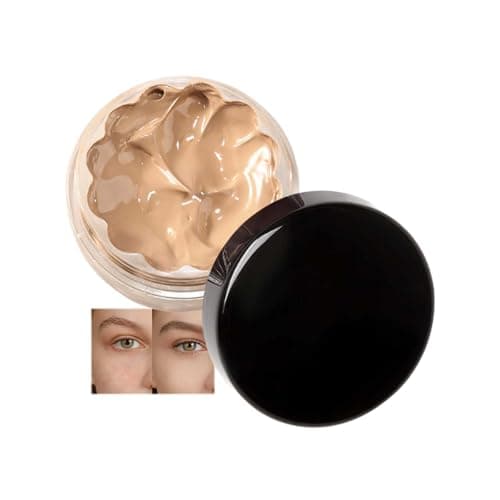 Image of Cream Concealer, Natural Color Full Coverage Concealer for Correcting Dark Circles Acne Spot Redness, Blendable Waterproof Long Lasting Makeup Foundation