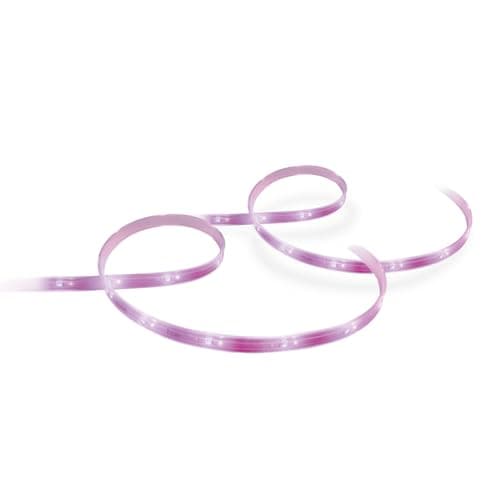Image of Philips Hue Lightstrip Plus v4 [2 m and 1m Extension] White and Colour Ambiance Smart LED Kit with Bluetooth, Works with Alexa, Google Assistant and Apple HomeKit (Extendable)