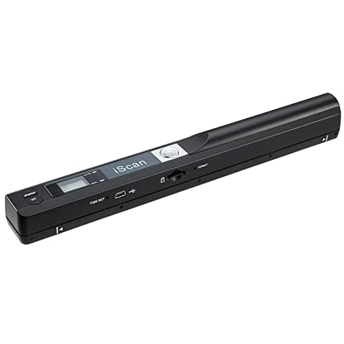 Image of AUTENS Portable Handheld Scanner Included 16G SD Card, Wand Scanner for A4 Documents Pictures Pages Texts Receipts Books Up to 900DPI, JPG/PDF Format Selection, Uploads Via USB Cable, No Driver