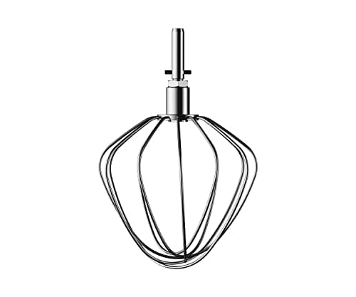 Image of Kenwood CAT51.000SS stainless steel whisk, accessories for Kenwood Kitchen machines, balloon whisk suitable for all Chef kitchen machines, dishwasher-safe, stainless steel, silver