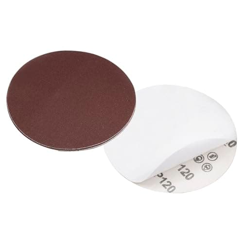 Image of CoCud PSA Sanding Discs, 6 Inch Dia 120 Grits, Self Adhesive Sticky-Back Sandpaper - (Applications: for Woodworking Metal Finishing), 5-Pieces