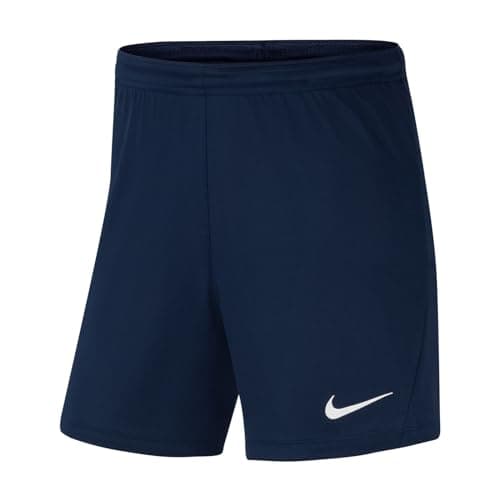 Image of NIKE Womens Dri-fit Park 3 Pants, Midnight Navy/White, M EU