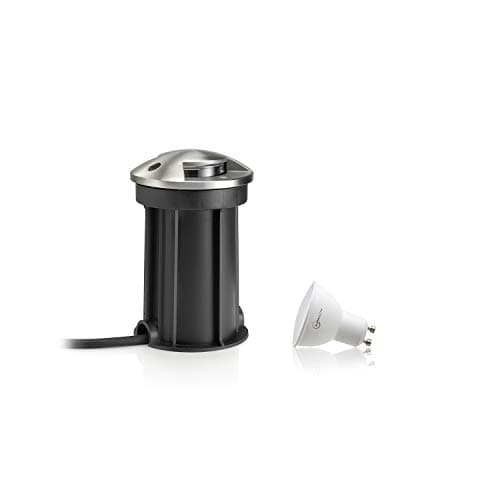 Image of Auraglow IP67 Anti-Dazzle Stainless Steel GU10 Deck Light - Cool White - 1 Pack