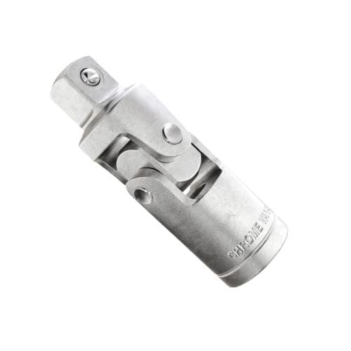 Image of WIESEMANN 1893 Universal Cardan Joint 1/2 inch Double Square Drive with 12.5mm (1/2”) Drive | Chrome-Plated CV Steel | 80898