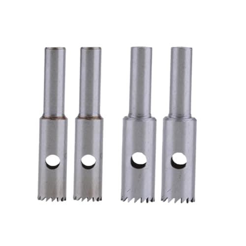 Image of 4 Pcs Holes Diameter 6mm 8mm Hole Saw Drill Bit Carbide Steel Cutter Tool for Wood Buddha Beads CNC Cutting Tools