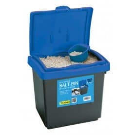 Image of 30 litre winter grit bin with 10 kg white salt