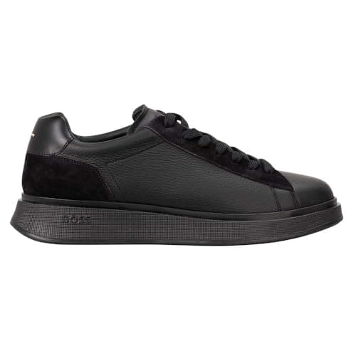 Image of BOSS Men's Bulton_Runn_sdgrlt Trainers, Black, 9.5 UK