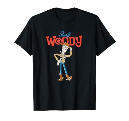 Image of Disney Pixar Toy Story 4 Sheriff Woody Cowboy T-Shirt