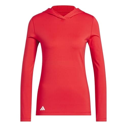 Image of adidas Women's Performance Golf Hoodie, pure ruby, XS