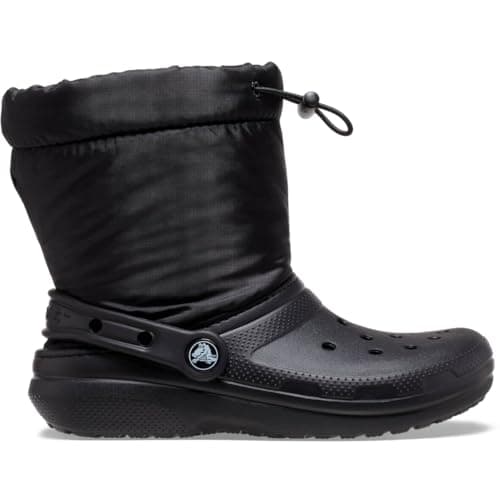 Image of Crocs Kids' Classic Lined Neo Puff Boot Black Size 11 UK Child