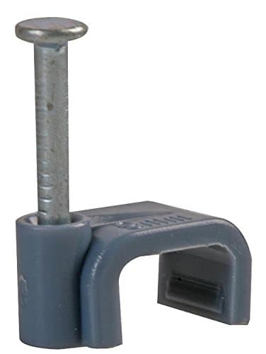 Image of PRO POWER PP01624 Twin & Earth Cable Clips – 1.5mm, Grey, Pack of 100