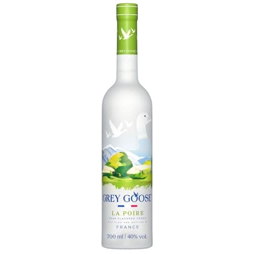 Image of GREY GOOSE La Poire, Premium Pear Flavoured French Vodka, 40% ABV, 70cl / 700ml, Made with Grey Goose Vodka with Infused and Distilled Pears from Anjou
