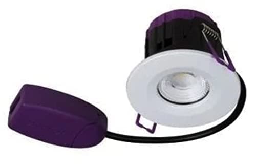 Image of **New LINE** ROBUS LED Ultimum 7W IP65 Fire Rated Downlight, Colour Selectable, White Trim. RUL07X0-01