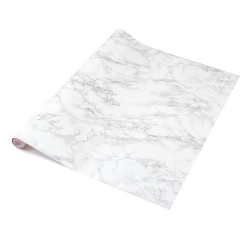 Image of Create Your World 67.5cm x 5m d-c-fix MARBLE GREY sticky back plastic vinyl wrap film (200-8095)