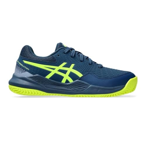 Image of ASICS 1044A068-404 Contend 9 PS Men MAKO Blue/Safety Yellow UK 3