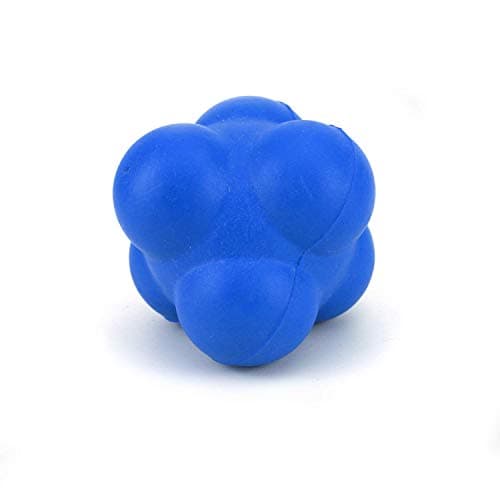 Image of Splay Large Training Reaction Ball with 6 Sides | Used for Hi-Bounce Agility Trainer | Speed Reaction Skills & Hand-Eye Coordination, Improve Speed Awareness For your Routine Practice - Blue Color