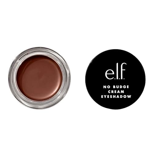 Image of e.l.f. Cosmetics No Budge Cream Eyeshadow, 3-in-1 Cream Eyeshadow, Primer & Liner, Crease & Smudge Resistant, Buildable Formula, Sand Dune