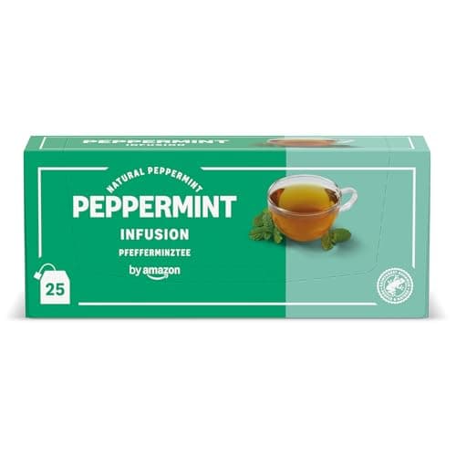 Image of by Amazon Mint Tea, Natural Peppermint Infusion, Pack of 25