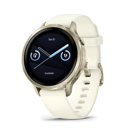Image of Garmin Venu 4, 41mm GPS smartwatch, AMOLED touchscreen, 24/7 advanced health & fitness, 80+ sports apps, flashlight, ECG app, sleep tracking, fitness coach, up to 10 days battery life, Bone
