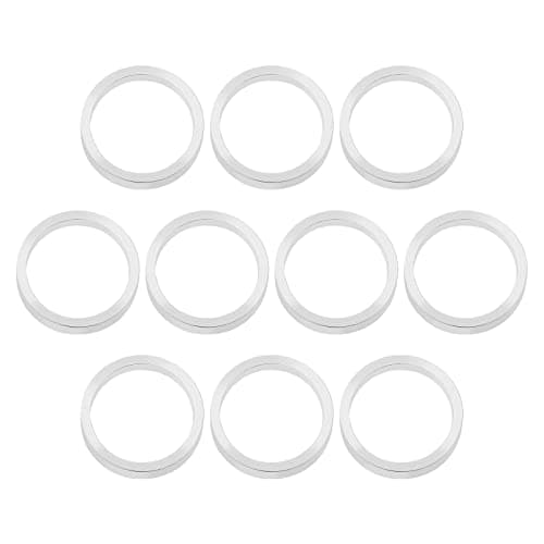 Image of Be In Your Mind 10PCS Bicycle Chainring Bolt Spacers Washer Aluminum Alloy Double Ring to Single Gasket for Bike Headset Chainwheel Chainring 2mm Thickness 10mm Inner Diameter