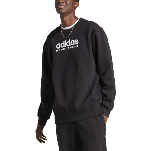 Image of adidas Men's All Szn Fleece Graphic Sweatshirt, Black(2023), XXL