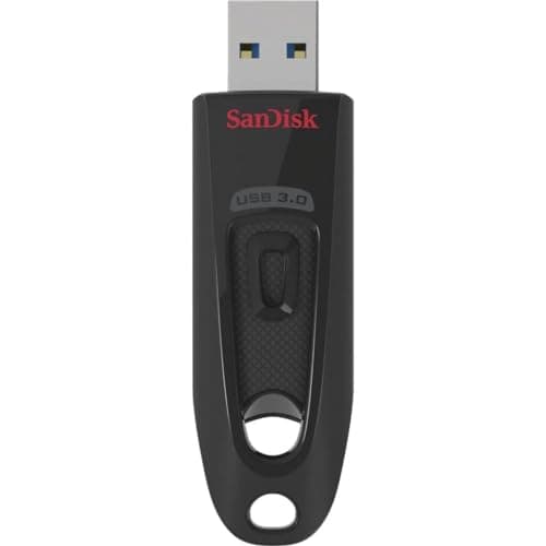 Image of SanDisk Ultra 32 GB USB Flash Drive USB 3.0 Up to 130 MB/s Read, Black