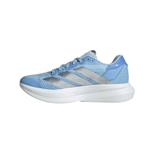 Image of adidas Women's Duramo Speed 2 Running Shoes, Glow Blue/Silver Metallic/Blue Fusion, 5 UK