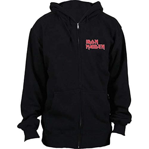 Image of Rock Off officially licensed products Iron Maiden No Prayer for the Dying Official Unisex Hoodie Hooded Top (Small) Black