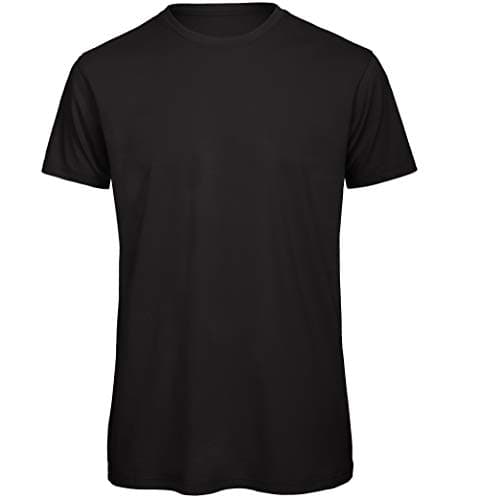 Image of B&C Mens Organic Inspire Tee - Black - L