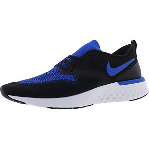 Image of Nike Nike Odyssey React Flyknit 2, Men's Trail Running Shoes, Multicolour (Black/Racer Blue-White 11), 8.5 UK (43 EU)