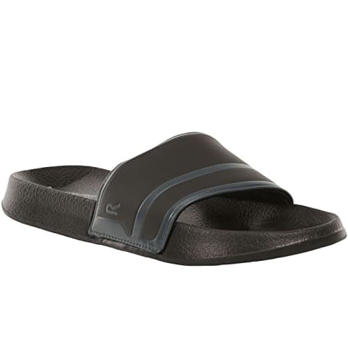 Image of Regatta Mens Shift Lightweight Sliders - Black Ash - 7 UK