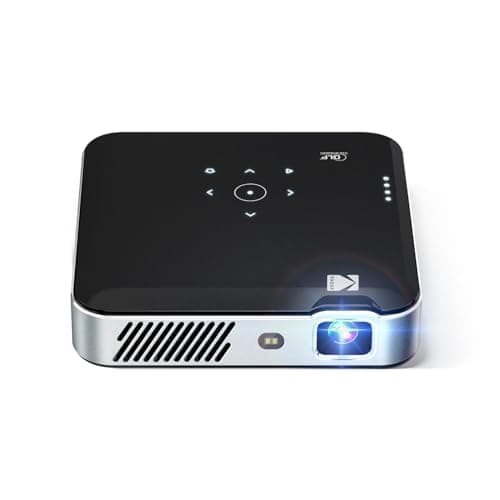 Image of Kodak Luma 500 Mini Projector | 1080p Full HD Portable Outdoor Projector with Wi-Fi, Bluetooth, HDMI & USB | Google TV 11.0 OS, Netflix Certified, Chromecast Built-In, Black, 150