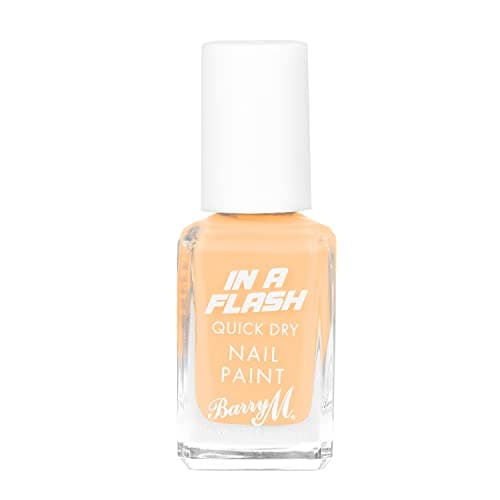 Image of Barry M In a Flash Quick Dry Nail Paint, Shade Punchy Peach, Quick Dry Nail Polish