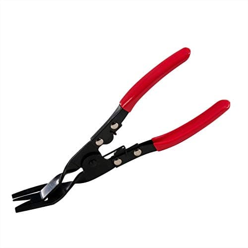 Image of Autojack Trim Clip Removal Plier Plastic Rivet Remover Pliers, Fastener Rivets Removes Alloy, Steel, Panels, for Car Door Panel & Dashboard