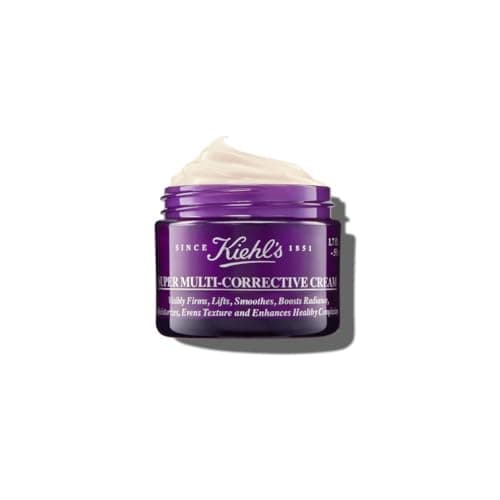 Image of Kiehl's Super Multi-Corrective Cream, Anti-Ageing Daily Face and Neck Moisturiser, Visibly Reduces Wrinkles and Fine Lines, Lifts, Firms, Smooths and Brightens Complexion, All Skin Types
