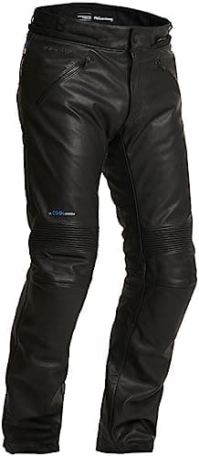Image of Halvarssons Rinn waterproof Motorcycle Leather Pants, black, 56