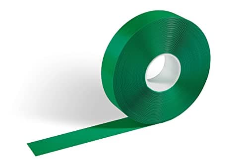 Image of Durable DURALINE STRONG Floor Marking Tape - Self-Adhesive & Anti-Slip Marking Tape - 30 Metre Roll - Perfect for Marking Safety Hazards in Warehouses - Green