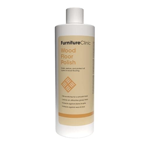 Image of Wood Floor Polish - Polishes to a Glossy Finish - Protects Against Stains - Reduces Wear & Tear - For Hardwood and Engineered Wooden Flooring - 500ml