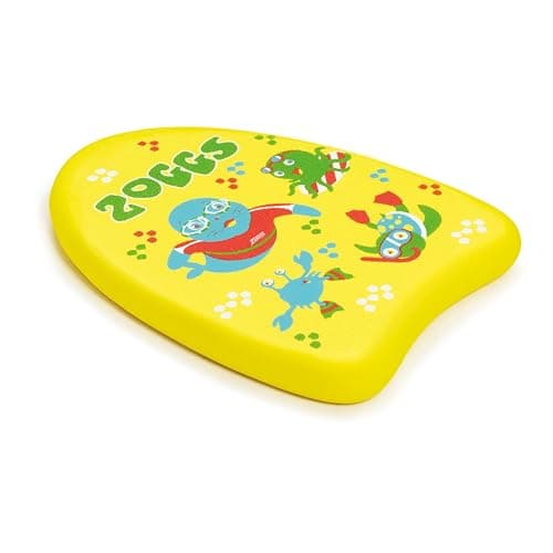 Image of Zoggs Children's Zoggy Mini Easy Learn to Swim Float Kickboard - Yellow, 3-12 Years,27.5x22x2.8 cm